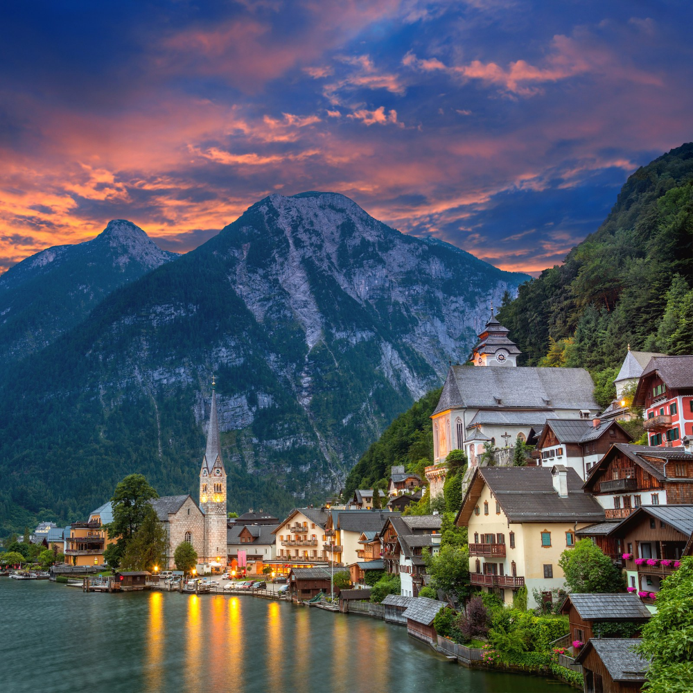 Austria wallpaper hallstatt city