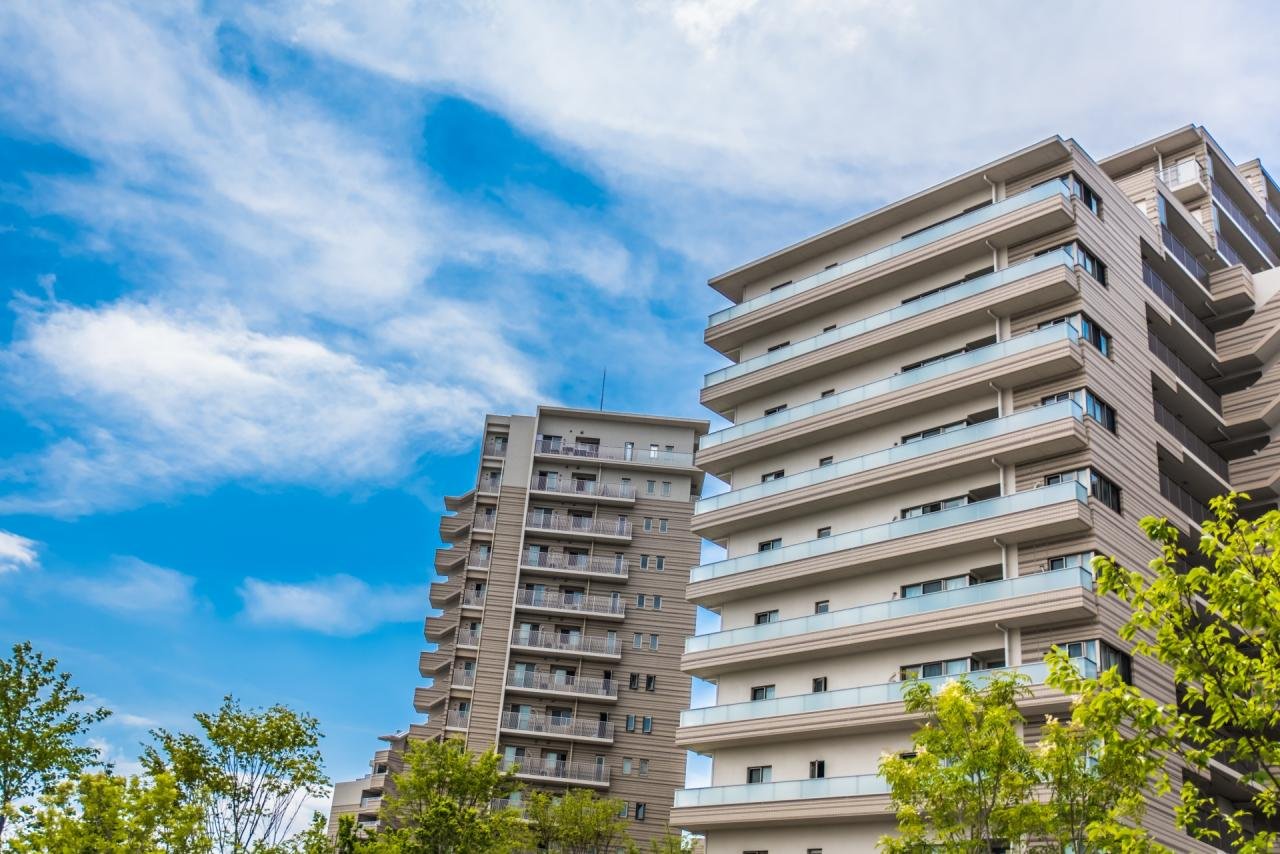 Tokyo housing japan houses stock alamy aerial buildings