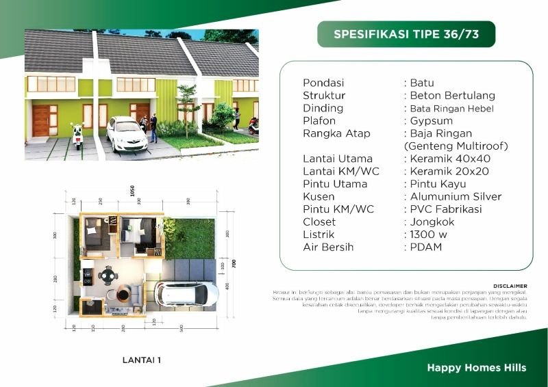 Rumah di jual di perumahan jogja