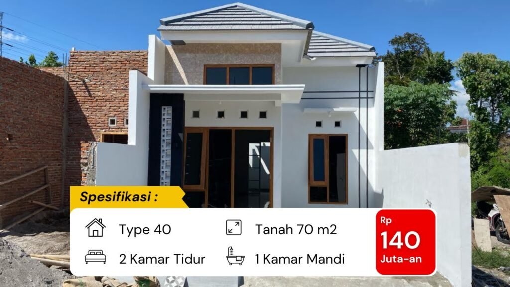 Perumahan di jogja harga 200 juta